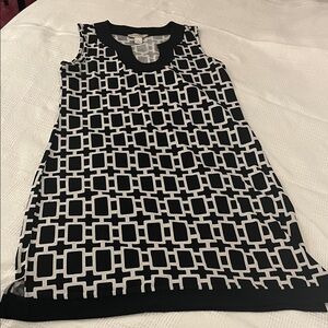 White House Black Market Geographic Patterned Dress classic